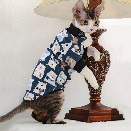 Cotton Two-Legged Pet Belly Protector - Available in Lion, Pink Bear, and Tibetan Bear Designs