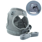 Adjustable Breathable Pet Harness with Leash Set – No Pull Dog Vest for Small, Medium, and Large Dogs