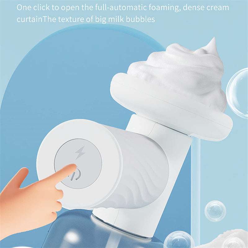 Silicone Self-Foaming Pet Bath Brush with Soap Dispenser