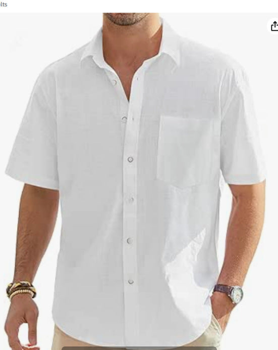 Classic Linen Leisure Shirt