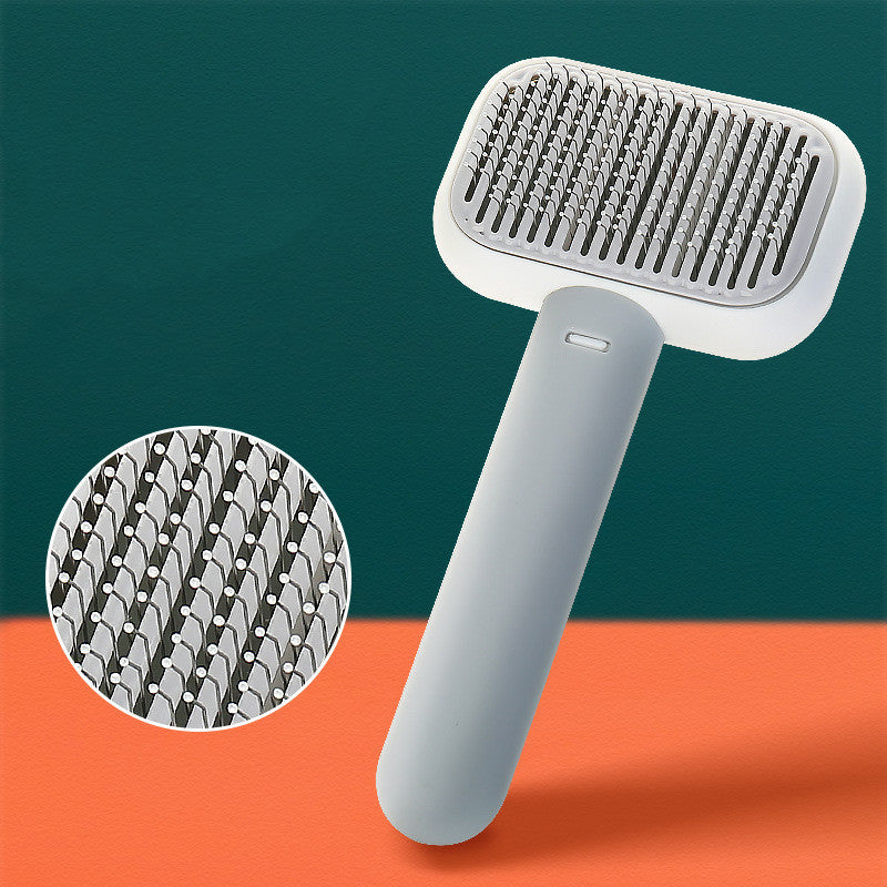 Pet Grooming Comb Brush – Anti-Shedding, Knot-Removing & Massage Brush for Dogs and Cats