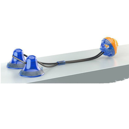 Interactive Suction Cup Dog Toy with TPR Ball – Chew Toy & Teeth Cleaning for Dogs & Cats | Tug-of-War Pet Toy