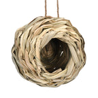 Handcrafted Natural Grass Bird Nest – Cozy Bird House for Small Birds