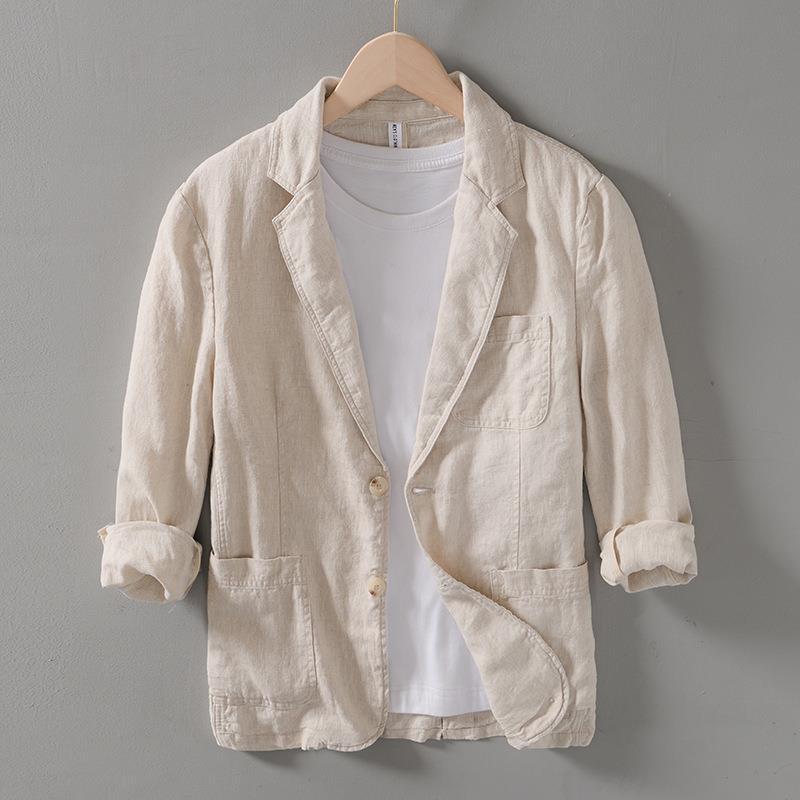 Relaxed-Fit Linen Leisure Shirt