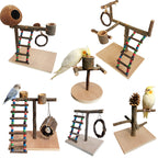 Wooden Bird Shelf – Premium Natural Perch for Birds