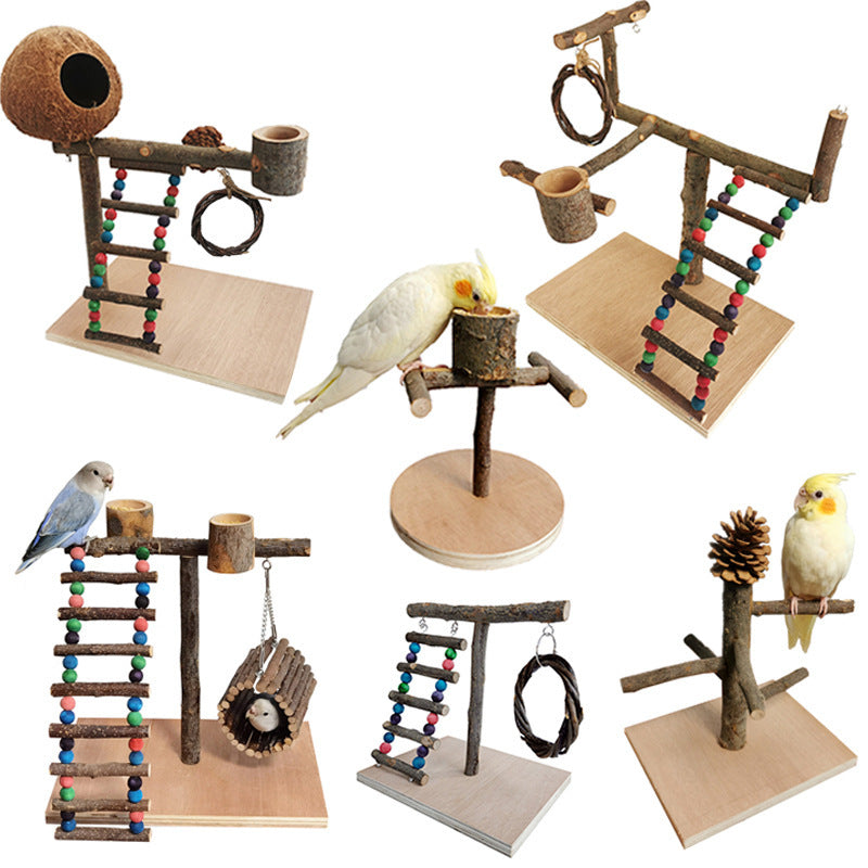 Houten vogelplank - Premium natuurlijke zitstok voor vogels