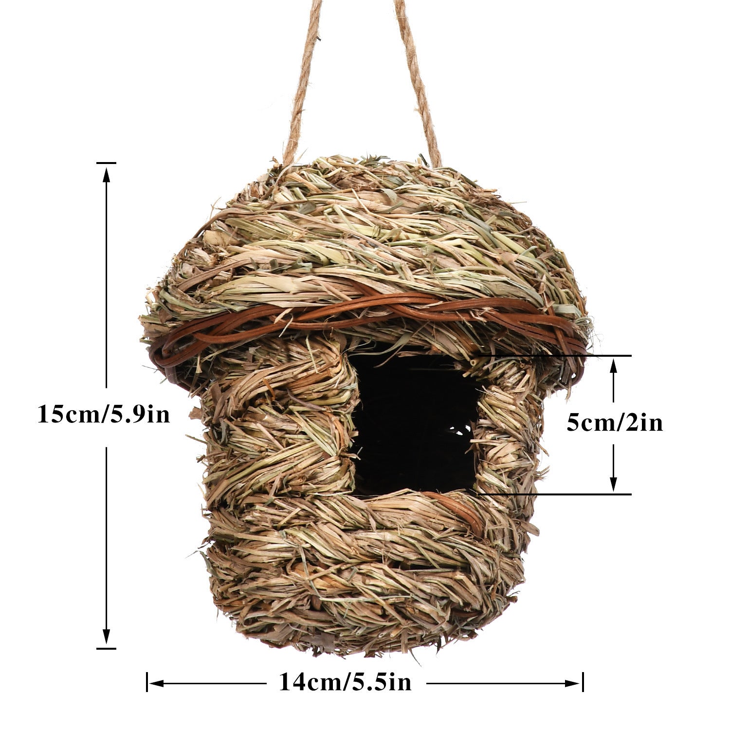 Handcrafted Natural Bird Nest – Small Size