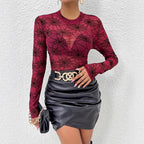 Contour Stitch Crop Top