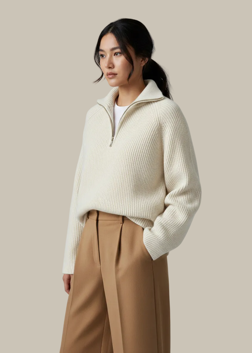 The Minimal Luxe Knit Sweater