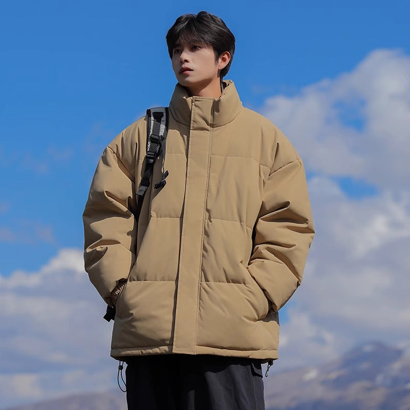 Loose Fit Down-Cotton Puffer Jacket