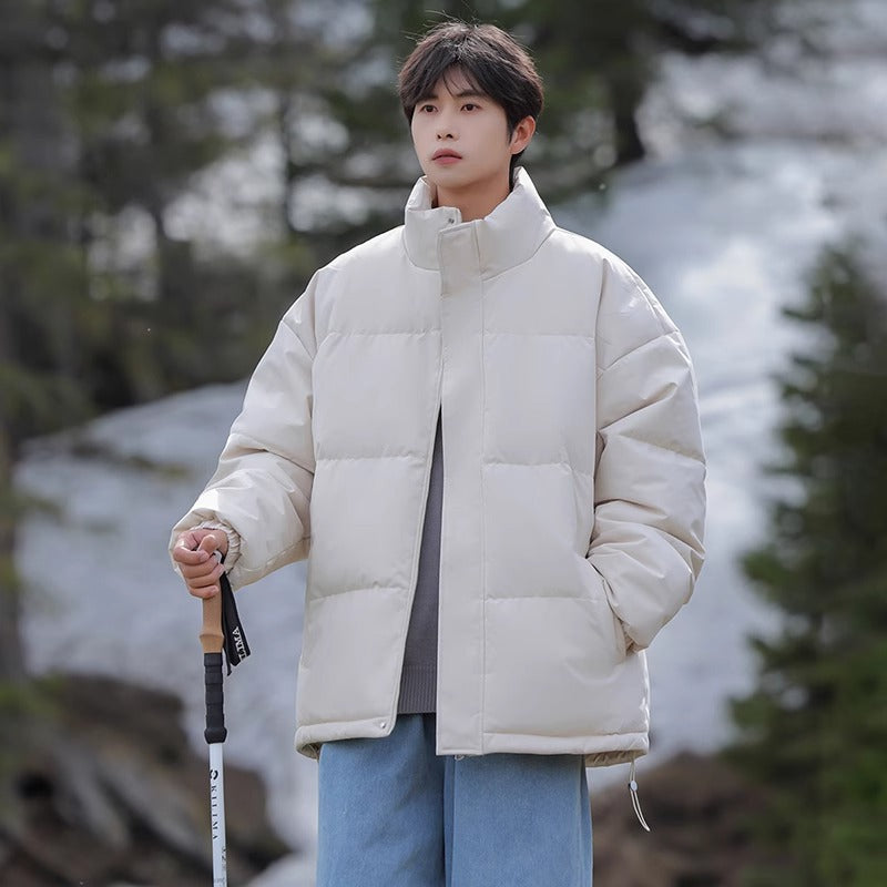 Loose Fit Down-Cotton Puffer Jacket
