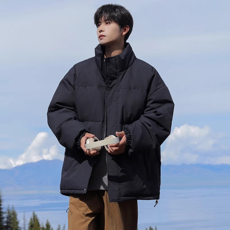 Loose Fit Down-Cotton Puffer Jacket