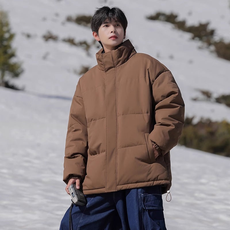 Loose Fit Down-Cotton Puffer Jacket