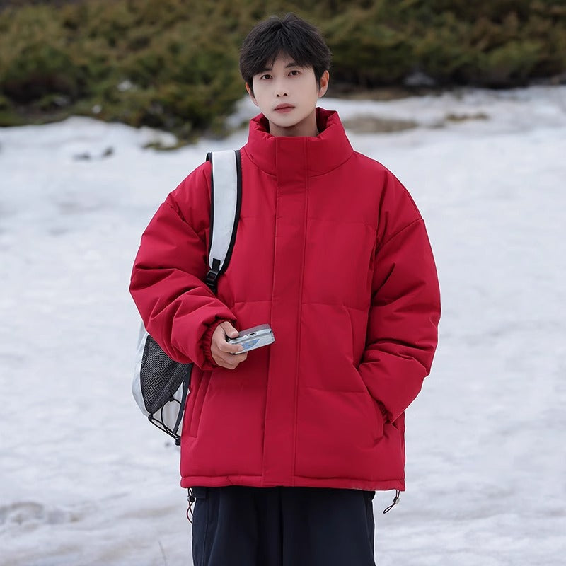 Loose Fit Down-Cotton Puffer Jacket