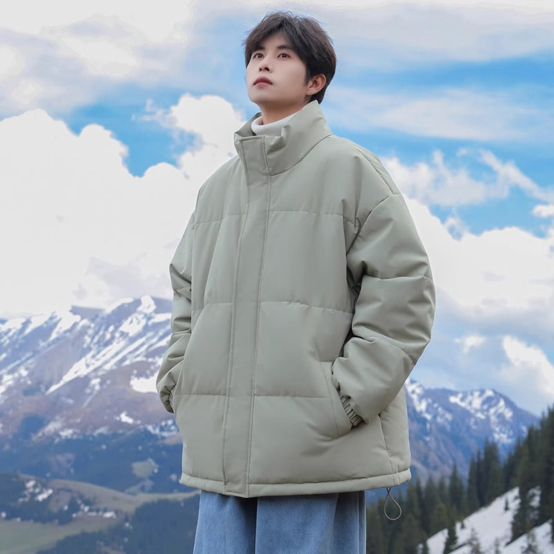 Loose Fit Down-Cotton Puffer Jacket