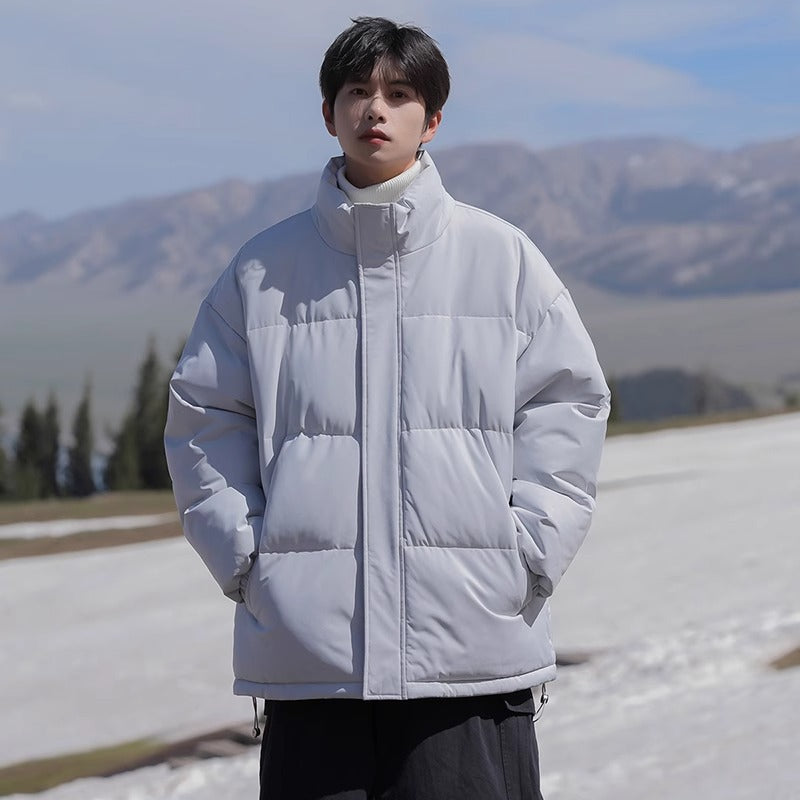 Loose Fit Down-Cotton Puffer Jacket