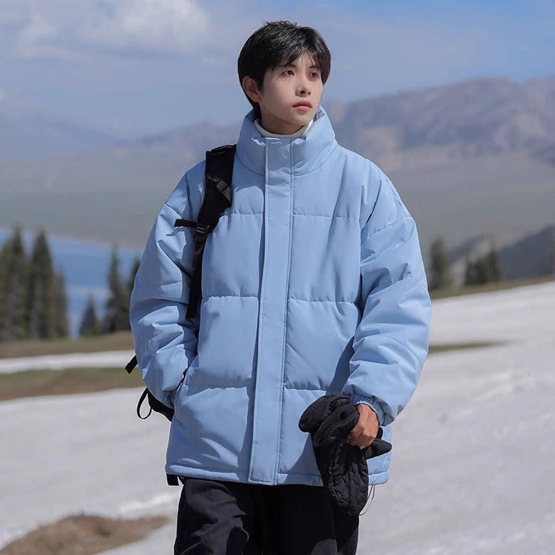 Loose Fit Down-Cotton Puffer Jacket