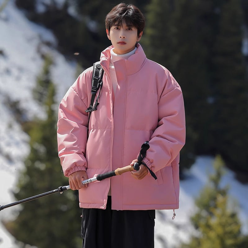 Loose Fit Down-Cotton Puffer Jacket