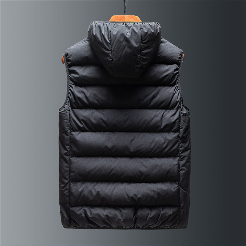 Men’s Hooded Down-Cotton Padded Jacket