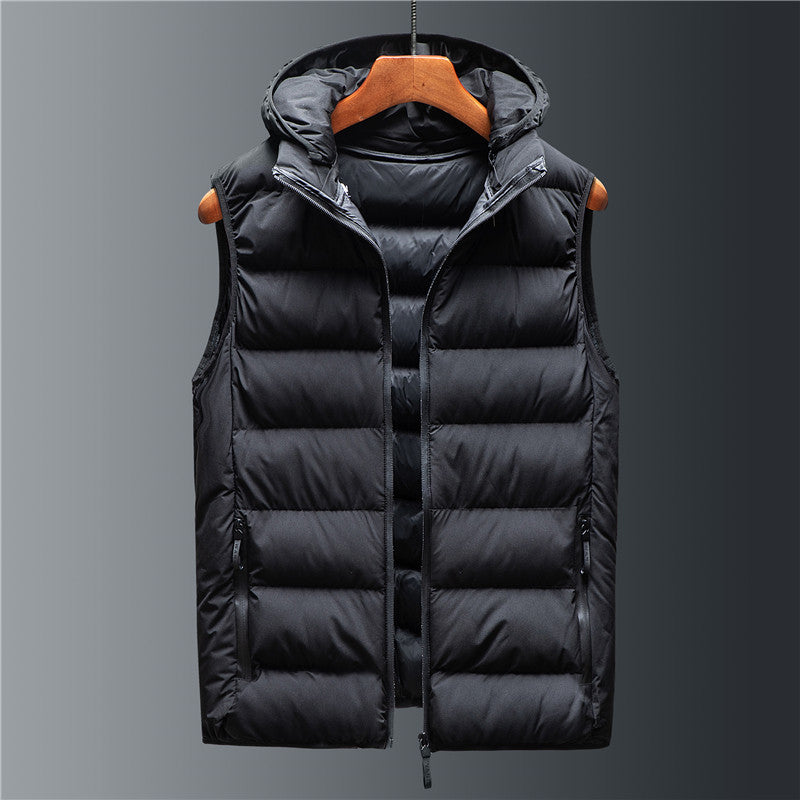 Men’s Hooded Down-Cotton Padded Jacket