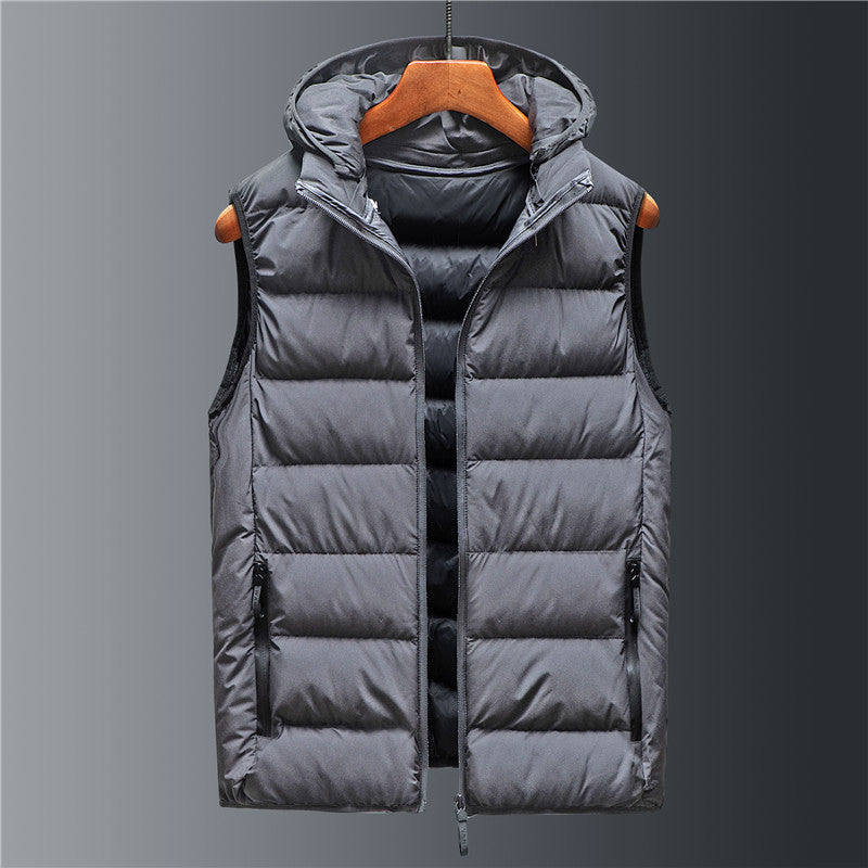 Men’s Hooded Down-Cotton Padded Jacket