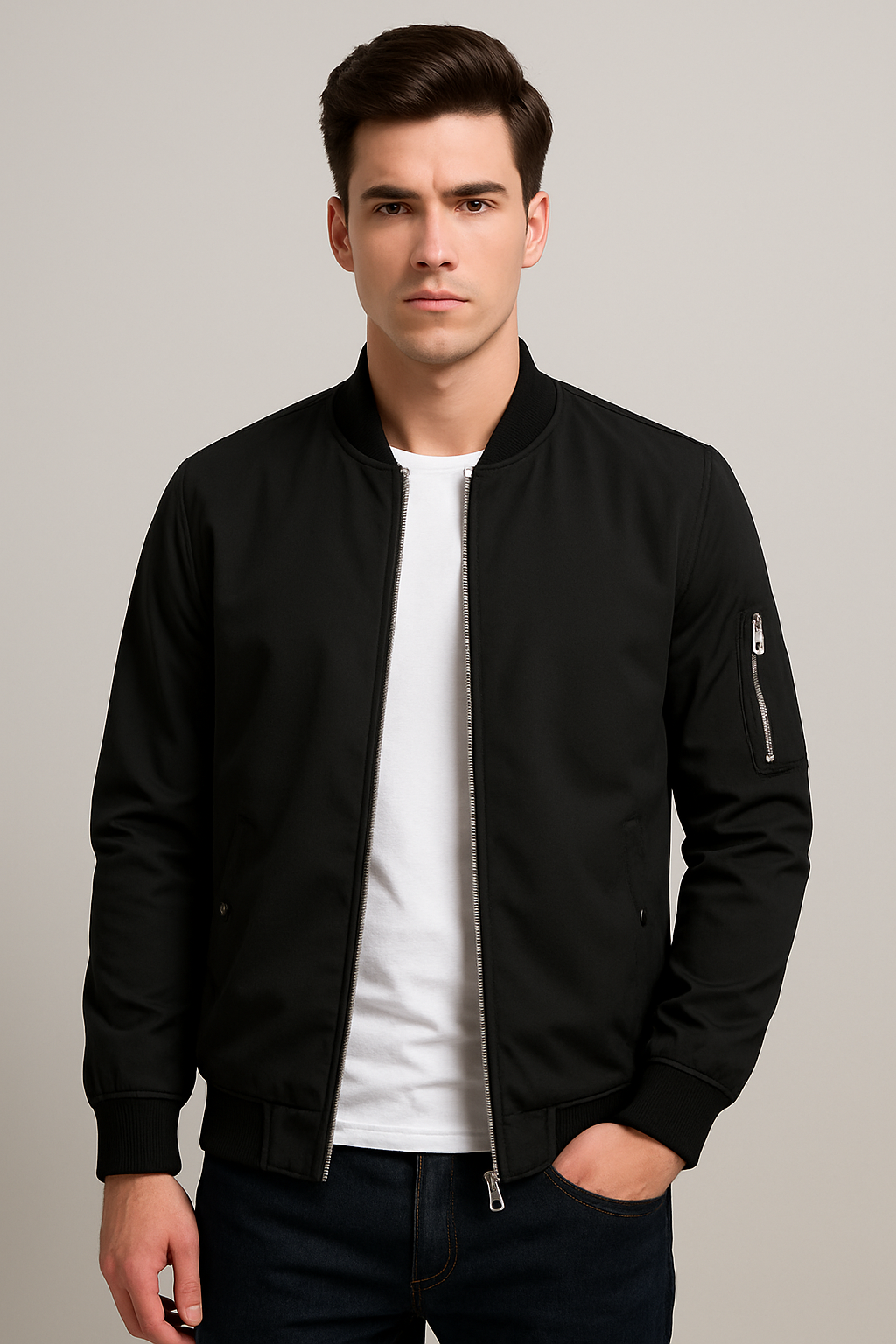 Minimal Zip Jacket