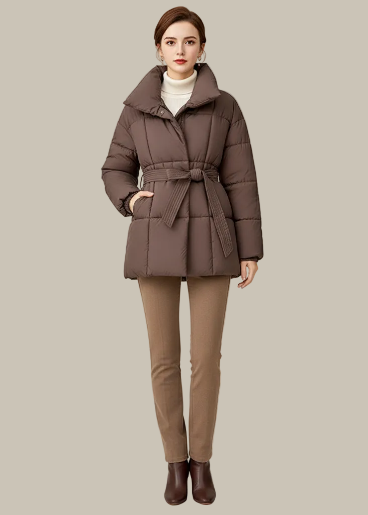 The Plaid Belted Jacket