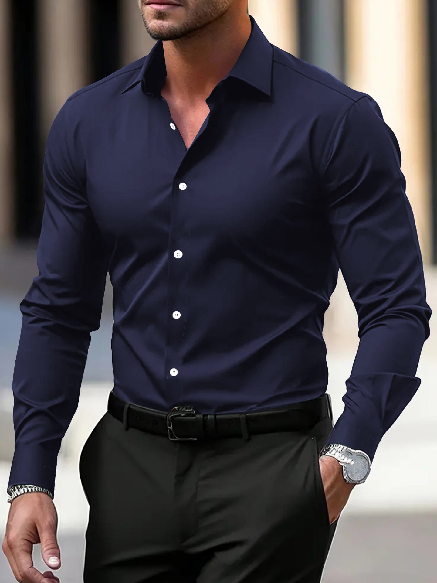 Slim Fit Dress Shirt