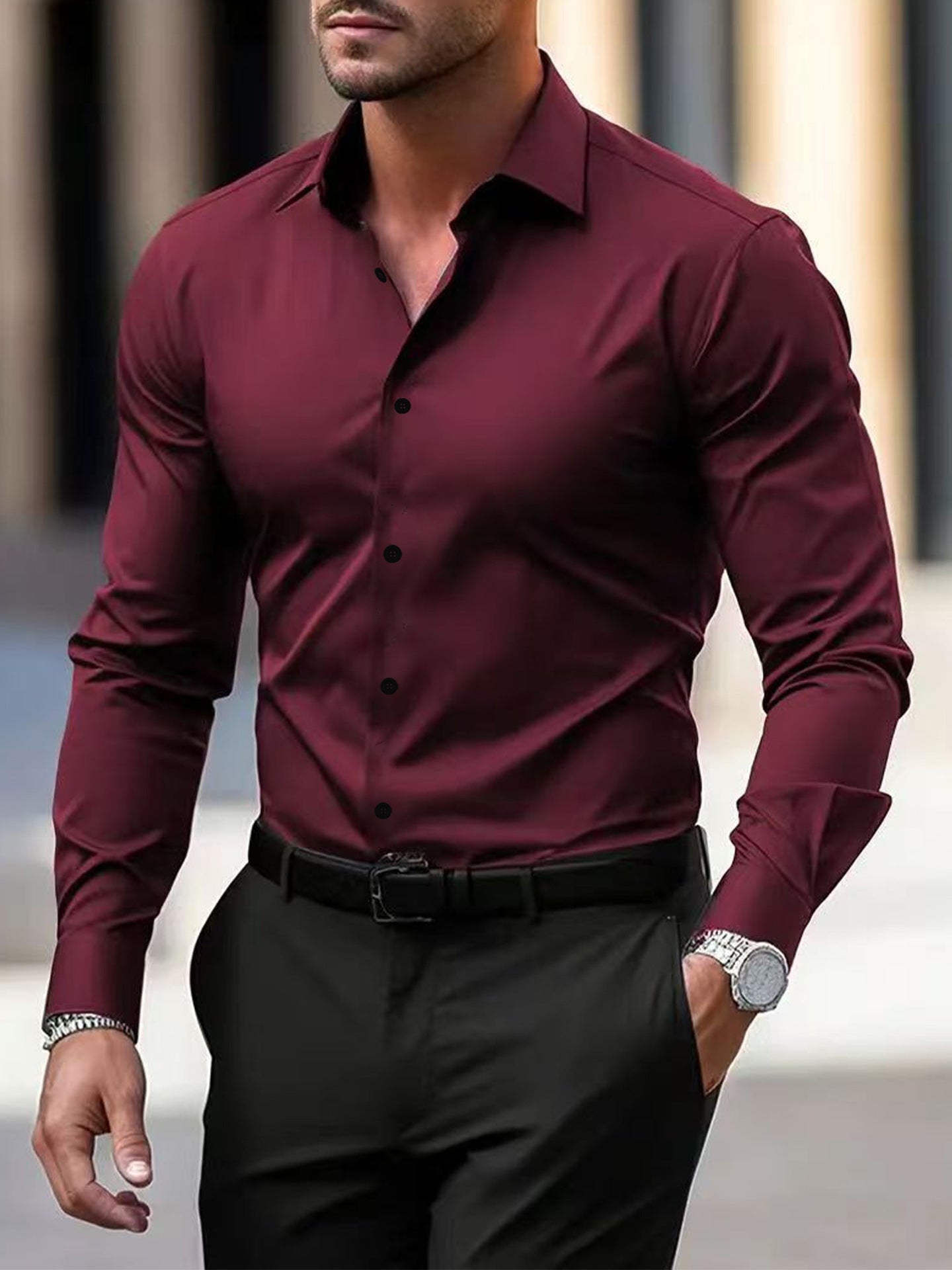 Slim Fit Dress Shirt