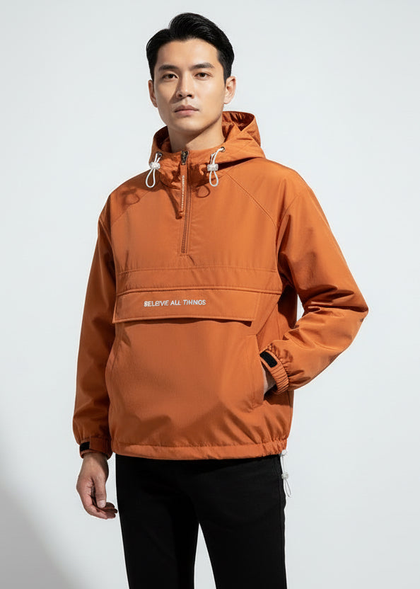 Terracotta Windbreaker Jacket
