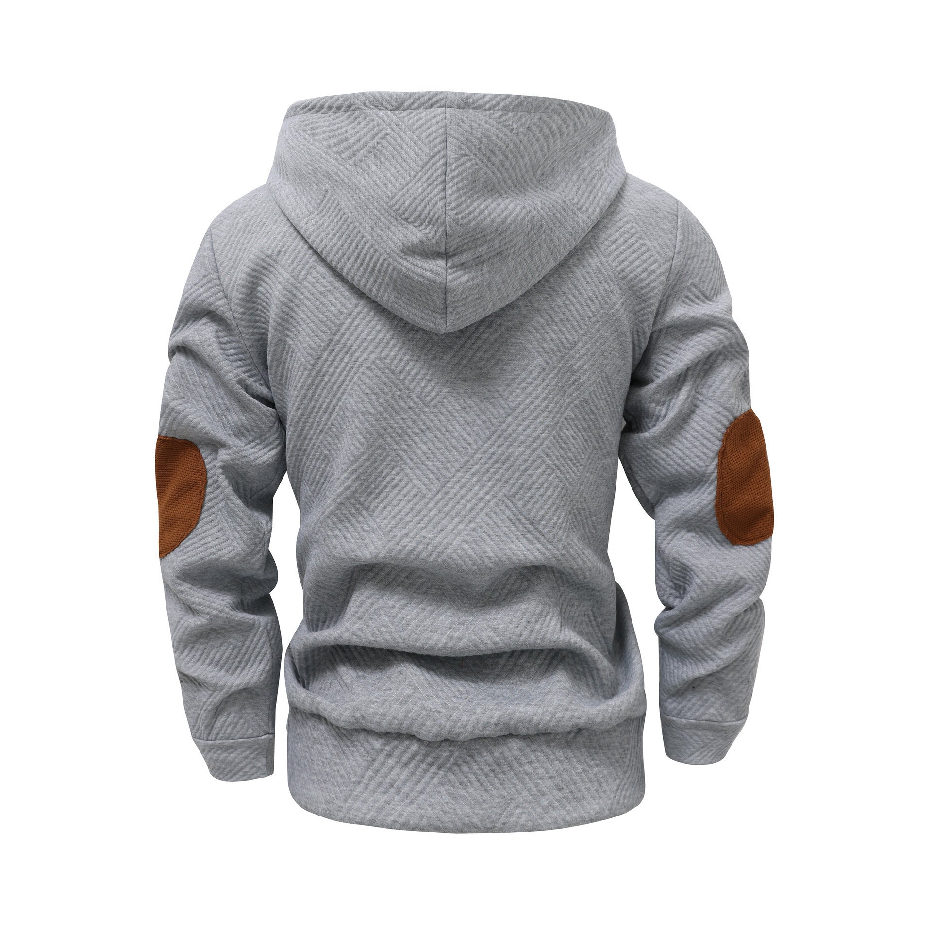 Textured Henley Hoodie