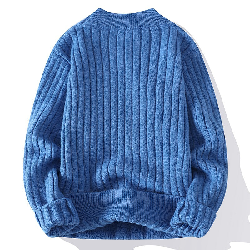 Twisted Knit Casual Sweater