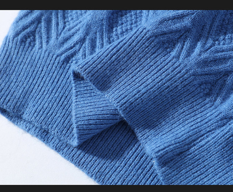 Twisted Knit Casual Sweater