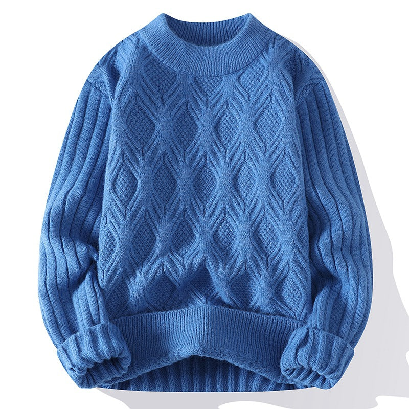 Twisted Knit Casual Sweater