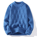 Twisted Knit Casual Sweater