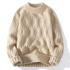 Twisted Knit Casual Sweater