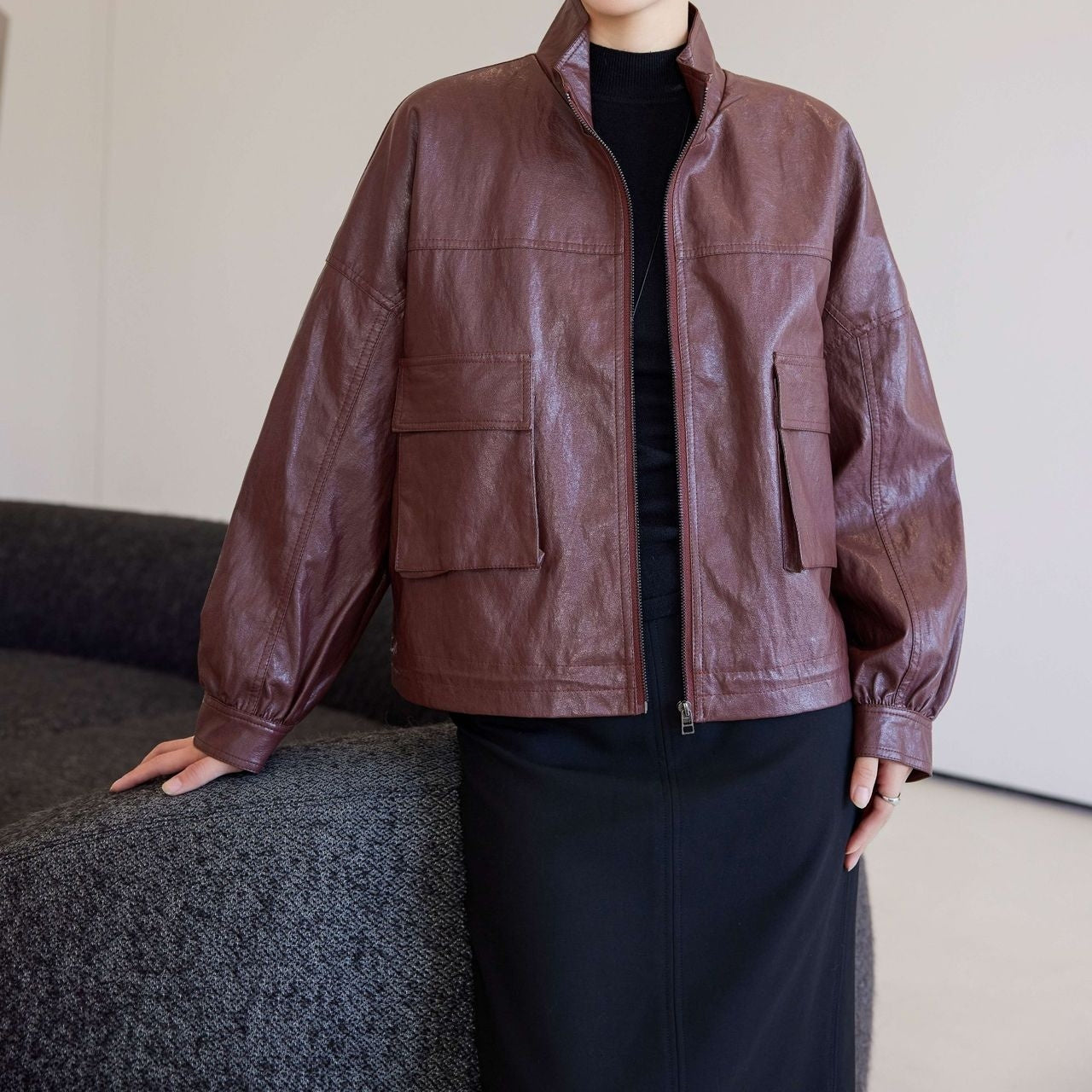 Urban Faux Leather Jacket