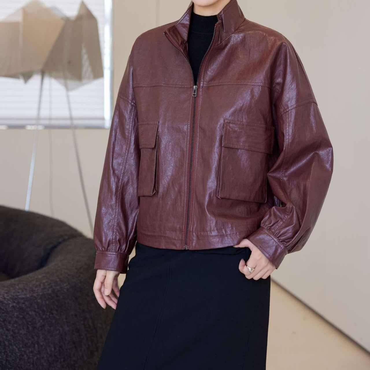 Urban Faux Leather Jacket