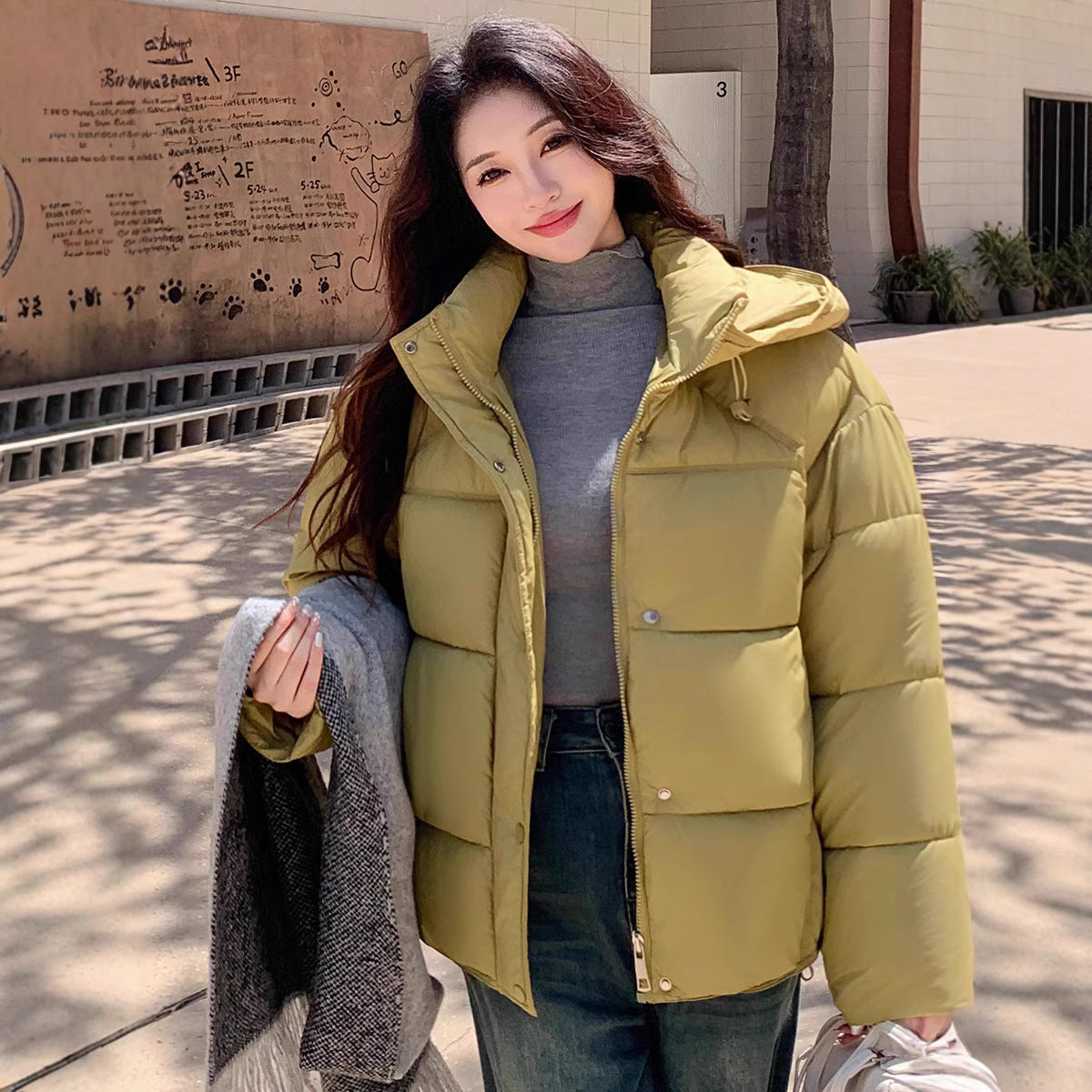 Women's Petite Warm Short jacket