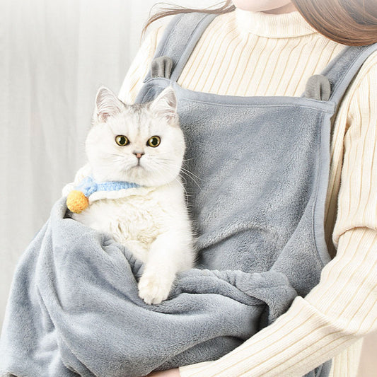 Premium Arctic Velvet Pet Apron – Soft & Stylish Dog and Cat Outfit