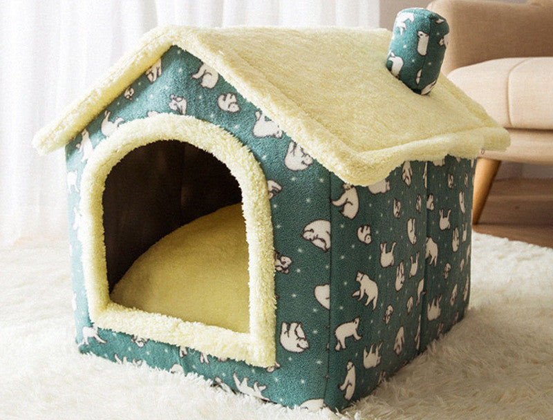 Cama acogedora y autocalentable para mascotas: nido suave, transpirable y duradero para gatos y perros.