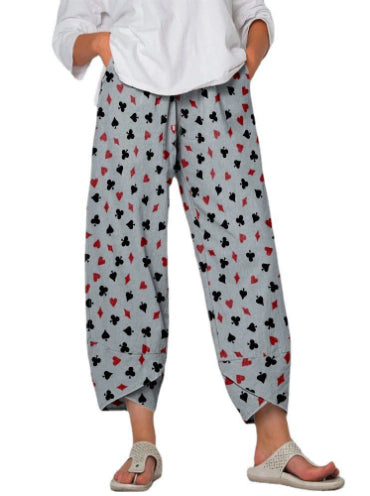 Straight-Fit Cropped Trousers