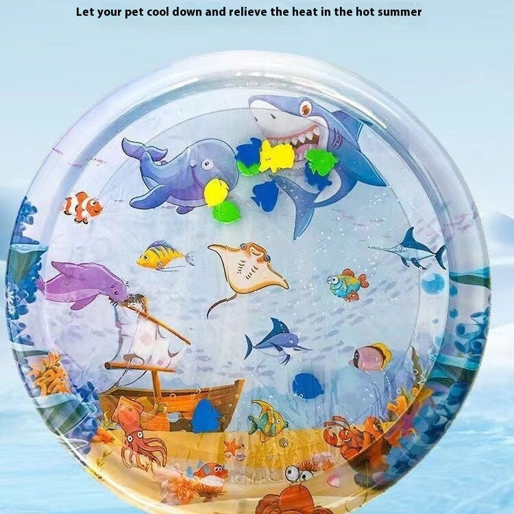 Inflatable Water Playmat for Cats – Cool Sensory Ice Pad for Pets