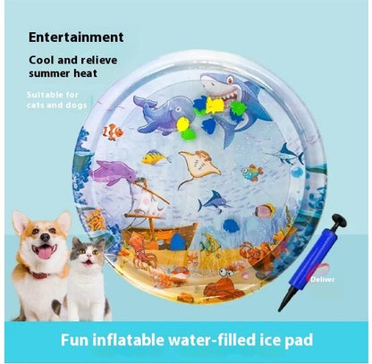 Inflatable Water Playmat for Cats – Cool Sensory Ice Pad for Pets