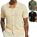 Men’s Plus Size Short Sleeve T-Shirt – Lightweight Polyester Casual Top for Summer & Daily Wear