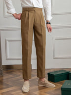 Classic Straight-Fit Seasonal Trousers
