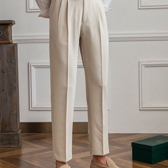 Classic Straight-Fit Seasonal Trousers