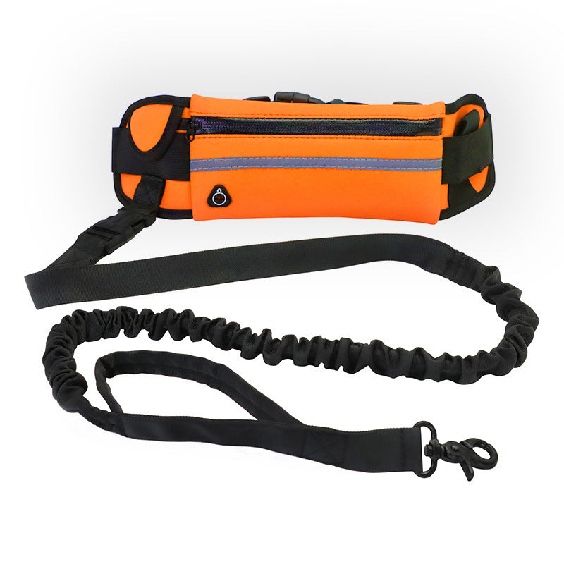 Hands-Free Dog Leash Belt with Adjustable Waist Strap and Bungee Leash – Ideal for Running, Walking & Hiking