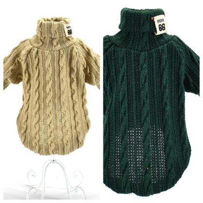 Cozy Acrylic Dog Sweater – Thickened Winter Jacket for Pets