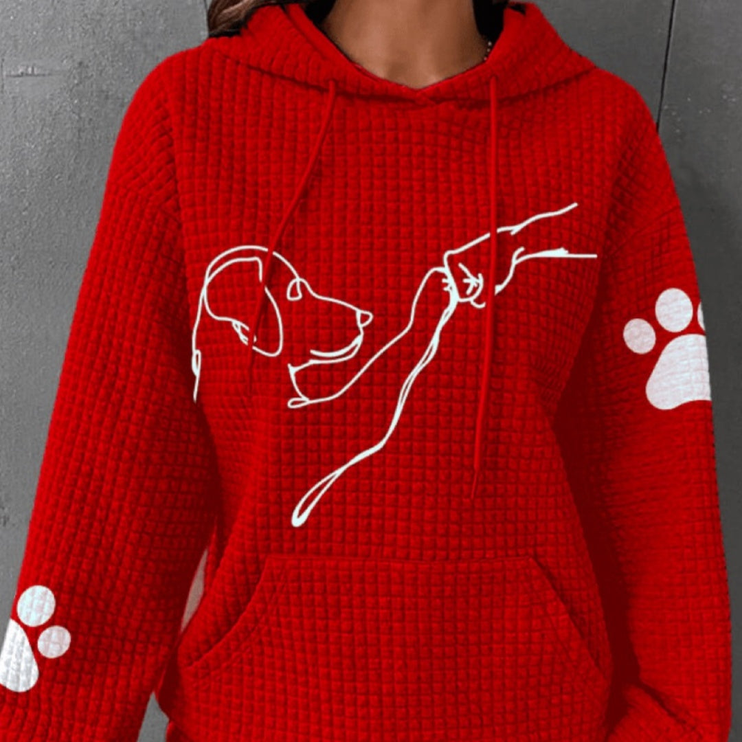 Loose-Fit Printed Cotton-Blend Sweatshirt